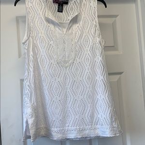 Peck and Peck white tank